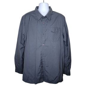 Metal Mulisha Long Sleeve Dress Shirt Mens Size XXL Gray Button Up